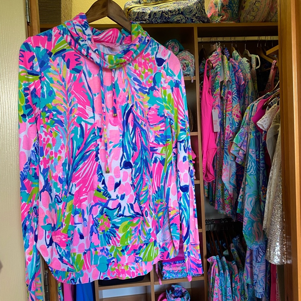 🦄EUC!! Lilly Pulitzer Gumbo Limbo Fletcher Pullover🦄